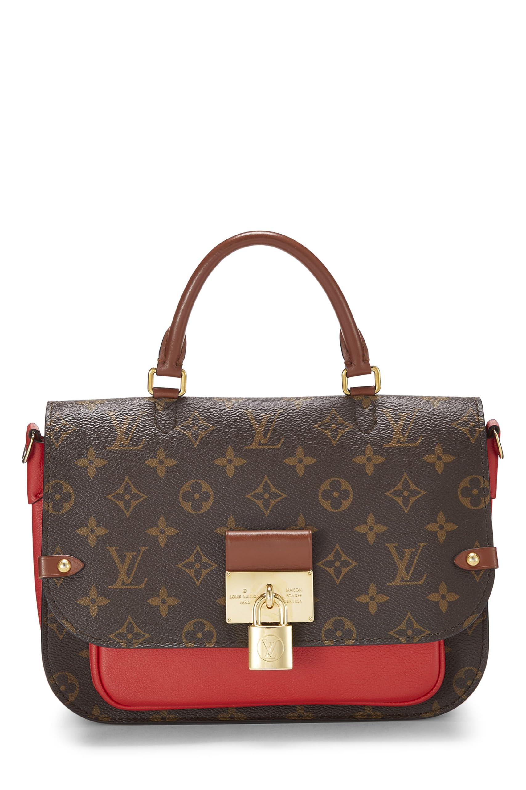 Louis Vuitton, Pre-Loved Red Monogram Vaugirard, Red