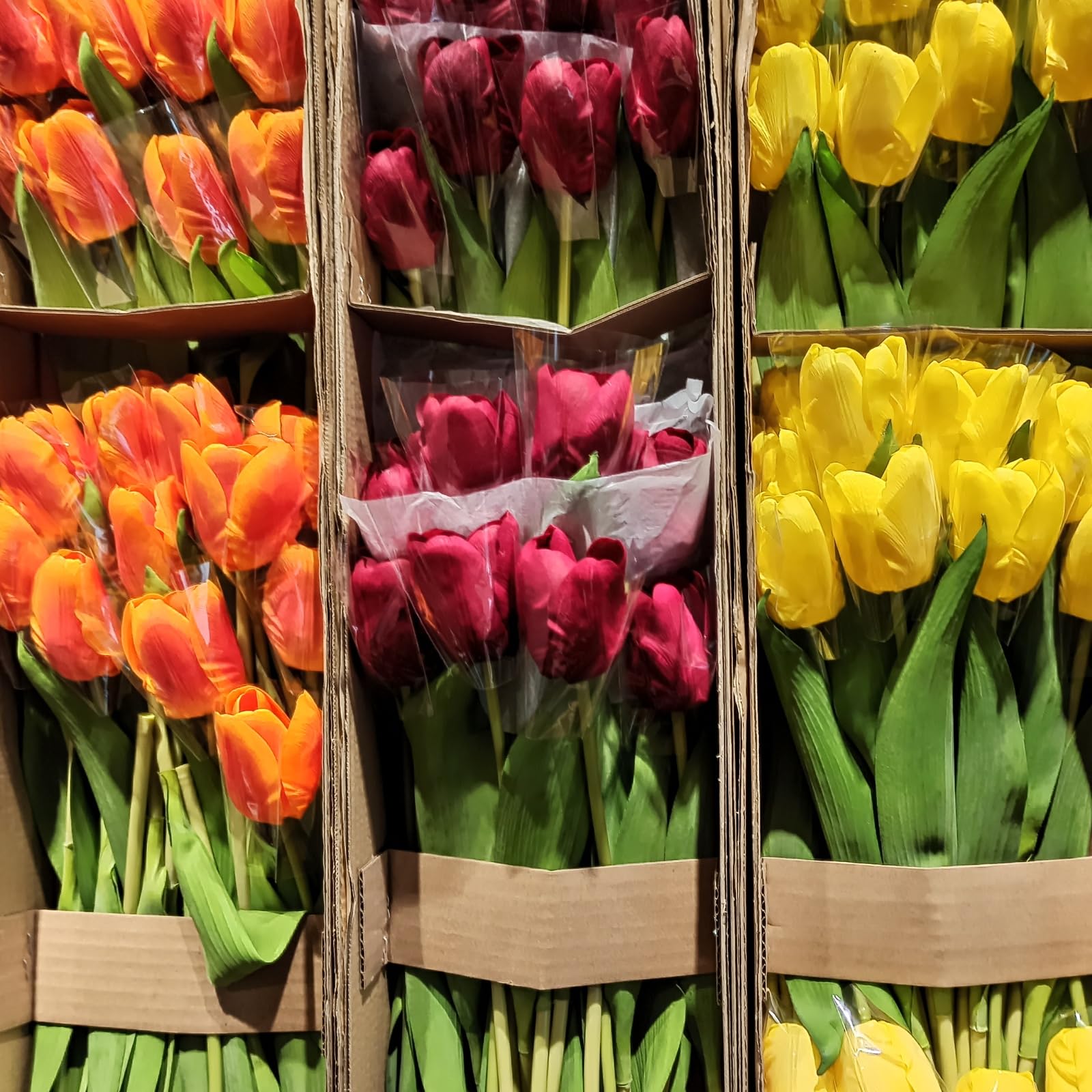 Künstliche Tulpen, feuchtigkeitsspendende Tulpen für Fotografie, Ornamente, Zuhause, Garten, Hochzeit, Party, Dekoration, künstliche Blumen (gemischte Farben), 20 Stück