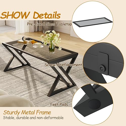 Miniatura 60 de Mesa de Centro para Sala de Estar Mesa Central Blanca, Mesa de Té Rectangular Simple y Moderna de Mármol Sintético con Marco de Metal Dorado Mármol