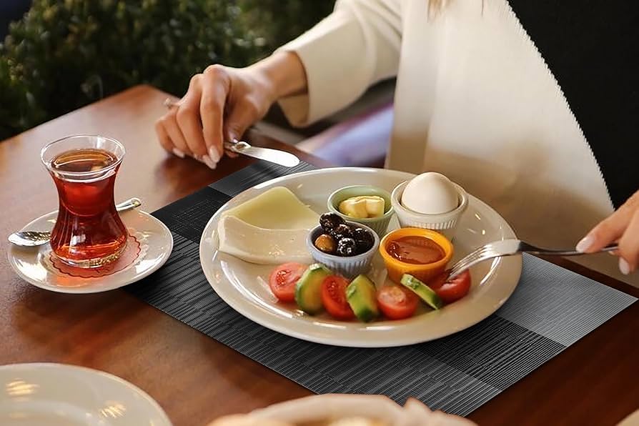 Amazon.co.jp: Vinjiasin ランチョンマット 6枚セット ディナー