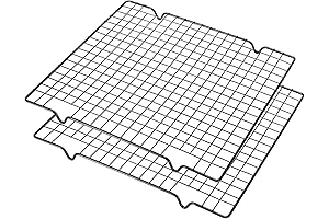 Lamoutor Cake Cooling Rack: 2-Pack Baking Wire Racks for Cakes and Meat