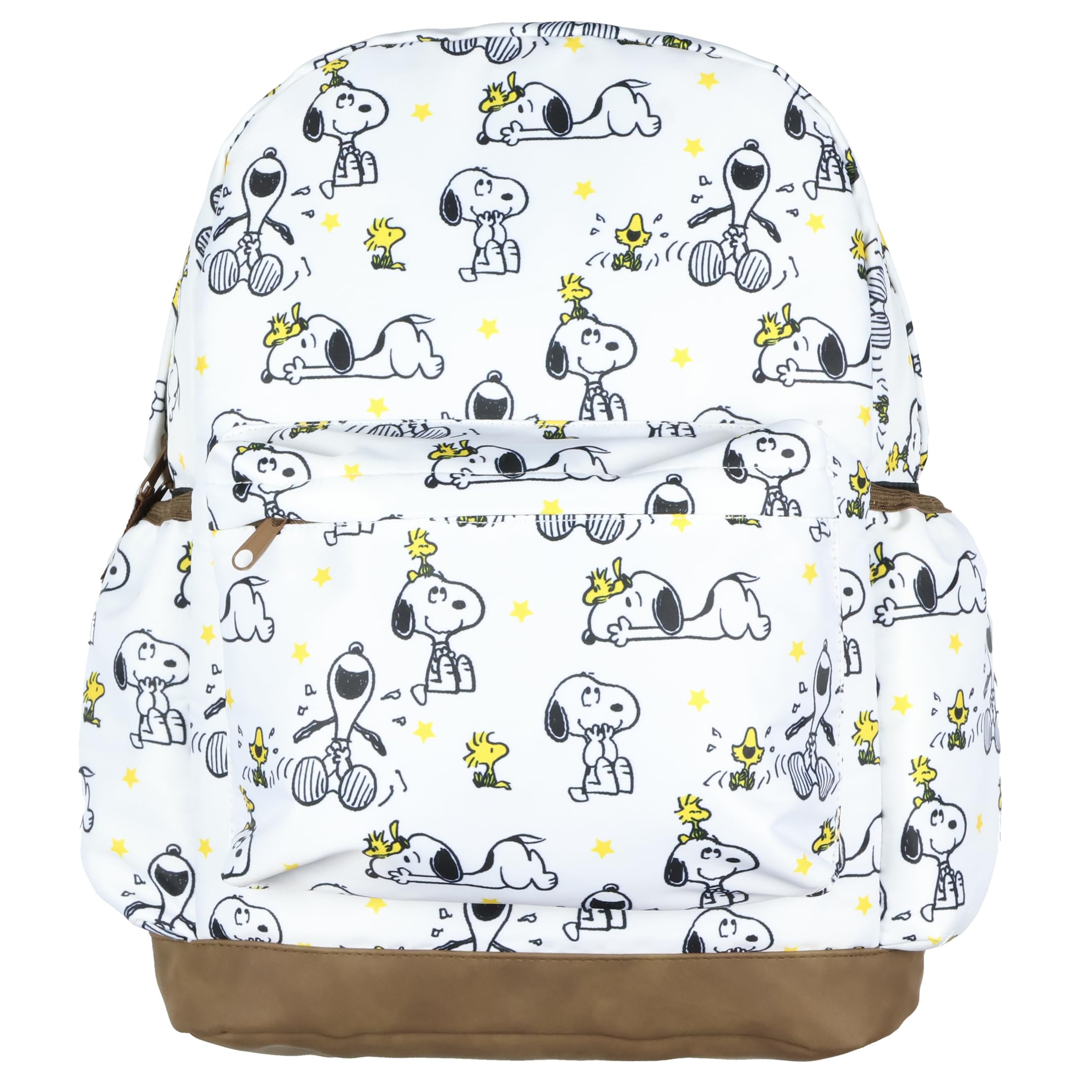 INTIMO Peanuts Backpack Best Friends Woodstock and Snoopy Allover Design Bookbag Travel Daypack Bag