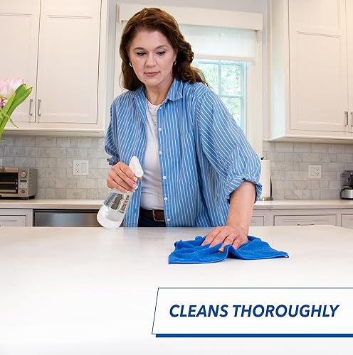 Miniatura 2 de Unger Paños de microfibra multiusos de 12 x 12 pulgadas, paquete de 4, toallas de limpieza en seco y húmedo para cocina, muebles, electrodomésticos,