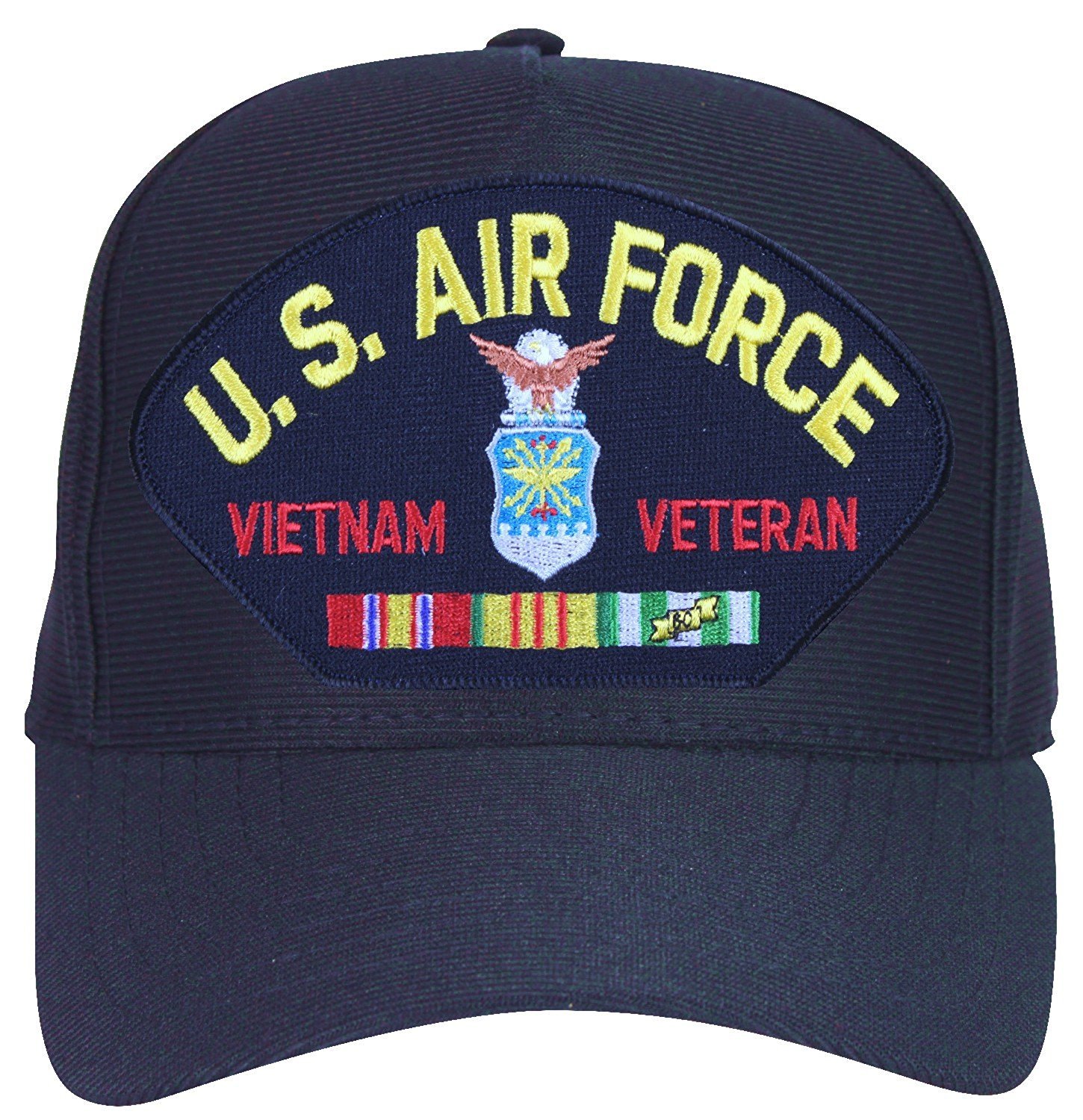 Air Force Vietnam Veteran with Ribbons Baseball Cap