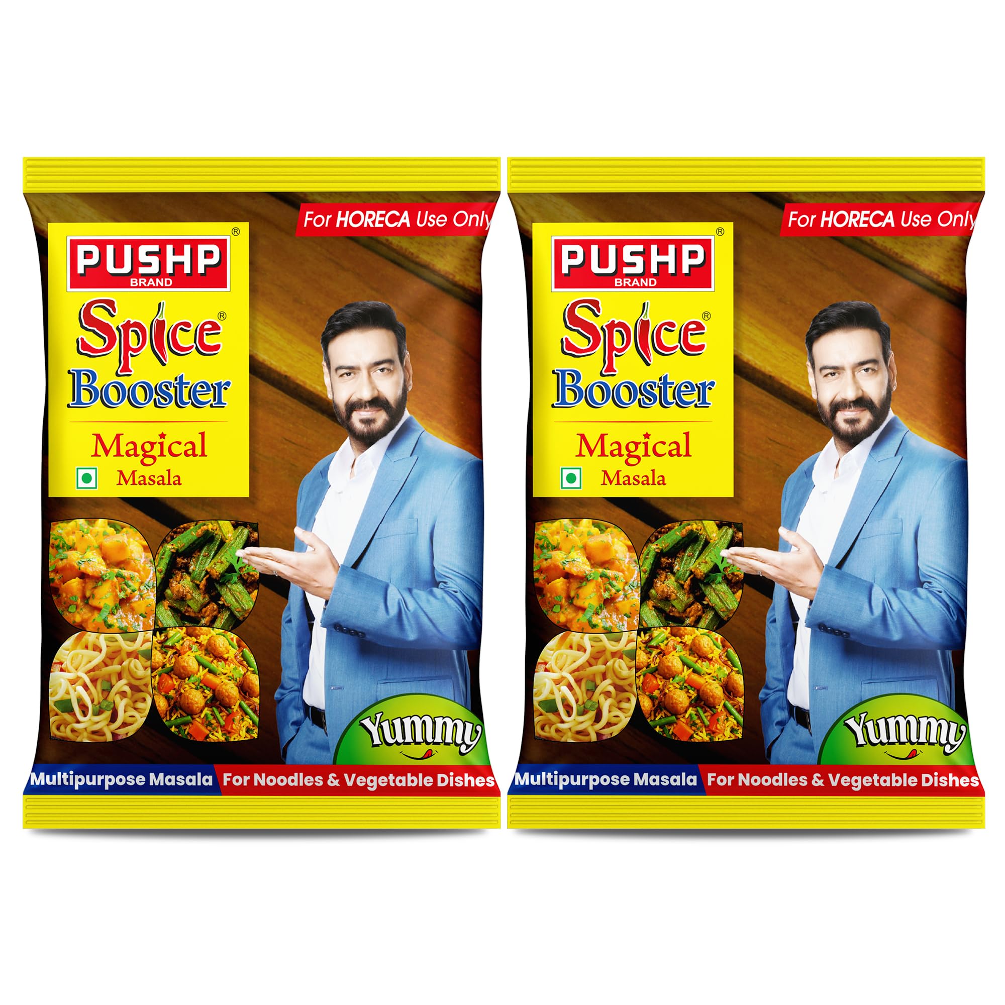 PUSHP Spice Booster Magical Masala 200GM (Pack OF 2) | All In One Masala | | Multipurpose Seasoning Masala for Noodles, Vegetables, Fried Rice & Snacks | Restaurant Style Taste Enhancer