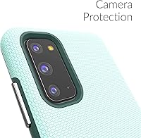 Vista 3 de Crave para Samsung Galaxy S20 Funda, Funda de Protección a Prueba de Golpes de Doble Capa para Samsung Galaxy S20 5G (15.7 cm) - Aqua