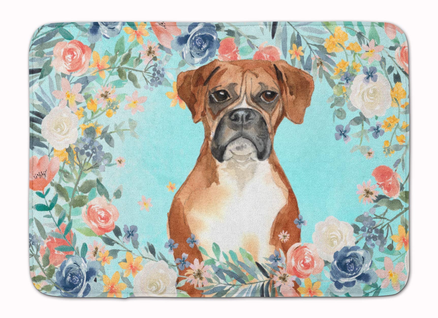 Boxer Paillasson Lavable Mousse Mémoire Forme Tapis Entrée Intérieur Multicolore