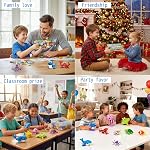 12 Paquets de favoris pour les enfants - 12 en 1 Requin & Blocs d'animaux marins, Fêtes, Prix de classe, Anniversaire de Pâques pour les garçons & Filles 6+