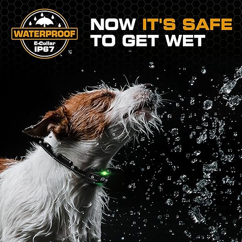 Miniatura 3 de INVIROX X2 - Collar de choque para perros grandes edición 2023 Collar de entrenamiento de perros de 123 niveles rango de 1100 yardas 100 impermeable