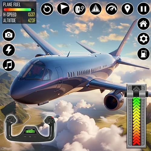 Realistic Airplane Flight Simulator: Pilot Training, Rescue Missions, and City Flying Adventure
