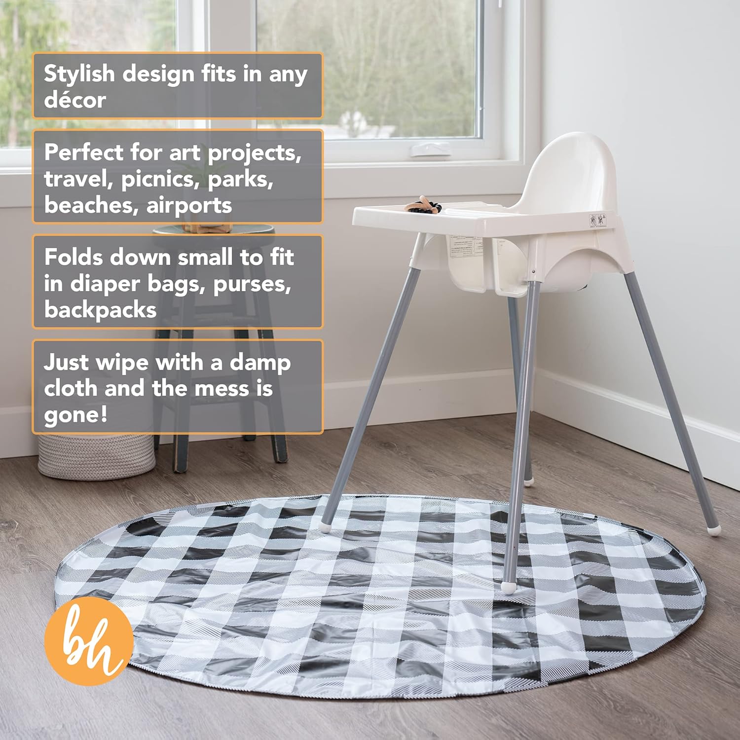 Buy Booginhead Splatmat 52 Extra Large Waterproof Floor Mat For Under High Chair Buy Booginhead Splatmat 52 Extra Large Waterproof Floor Mat For Under High Chair