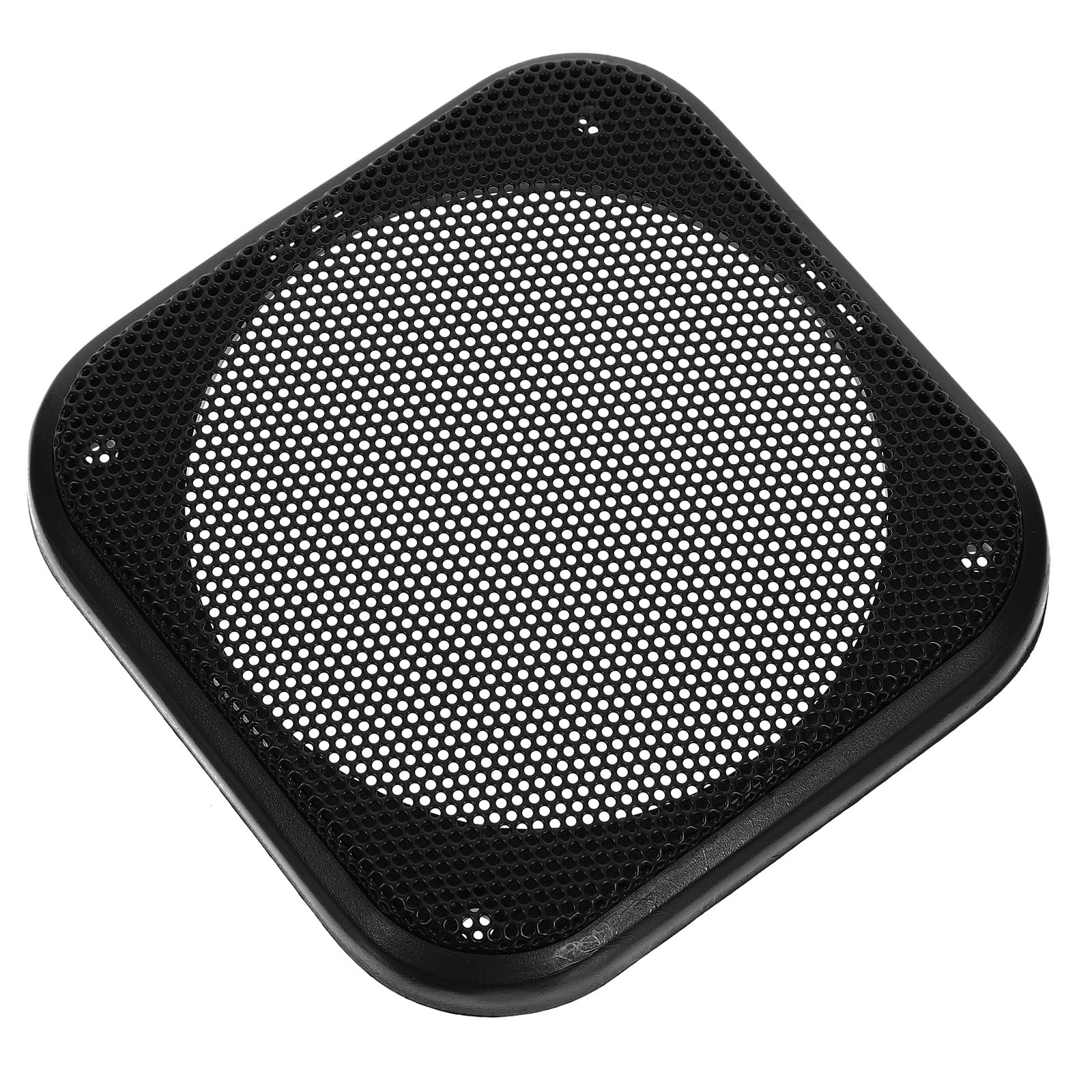 Car 4-inch Square Speaker Grill Mesh Cover, Automotive Subwoofer Speaker Grille Protector with Dustproof Frame, Compatible with Car Audio Systems and Dash Installations