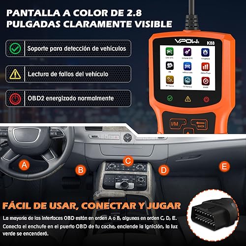 Miniatura 3 de Herramienta de lector de código de escáner OBD2 herramienta de escaneo de diagnóstico de automóvil OBD - Lector de código de falla del motor de