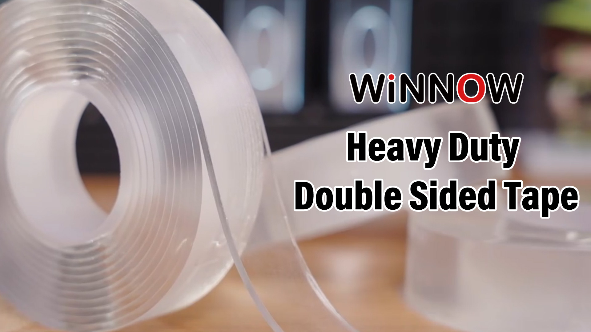 Image of Double Sided Heavy Duty Extra Strong Adhesive Tape -Indoor /Outdoor General Purpose Nano Tape for securing Picture Frames, Carpets. - Reusable and Without Leaving Adhesive Marks (2 Pack)