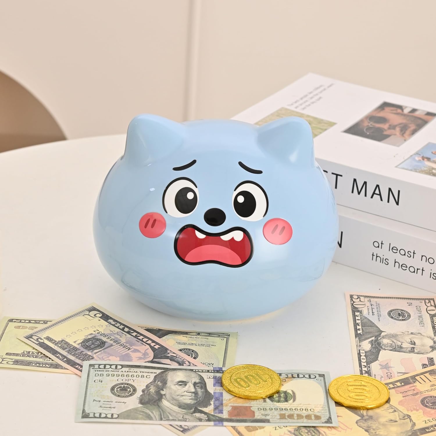 Piggy Bank for Adults Must Break to Open,Money Bank,Money Saving Box,Alcancias De Dinero Para Adultos,Boy Personalized Piggy Bank For Girl,Money Jar,Change Jar,Modren Home Decor Living Room,Coin Bank,