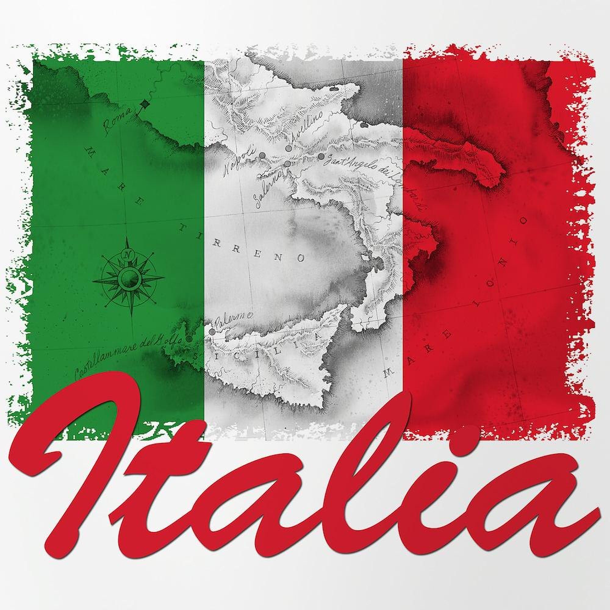 CafePress Italian Pride Pint Glass Pint Glass, 16 oz. Drinking Glass