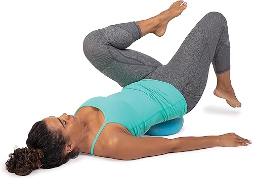 Miniatura 4 de OPTP Soft Gym Overball - Pelota de pilates inflable de 9 pulgadas para entrenamiento de estabilización, ejercicio de núcleo pélvico, posición