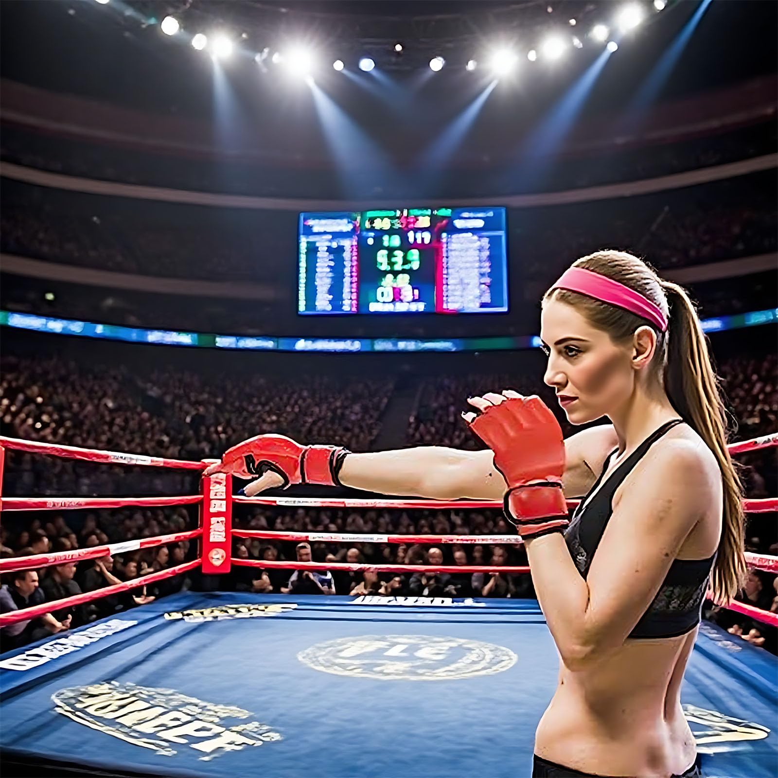 2 pary rękawic MMA, rękawice bokserskie z półpalcami ze skóry PU dla dorosłych, czerwone i czarne, wygodne dopasowanie, lekka konstrukcja, do treningu bokserskiego i swobodnego ruchu, bezpieczne