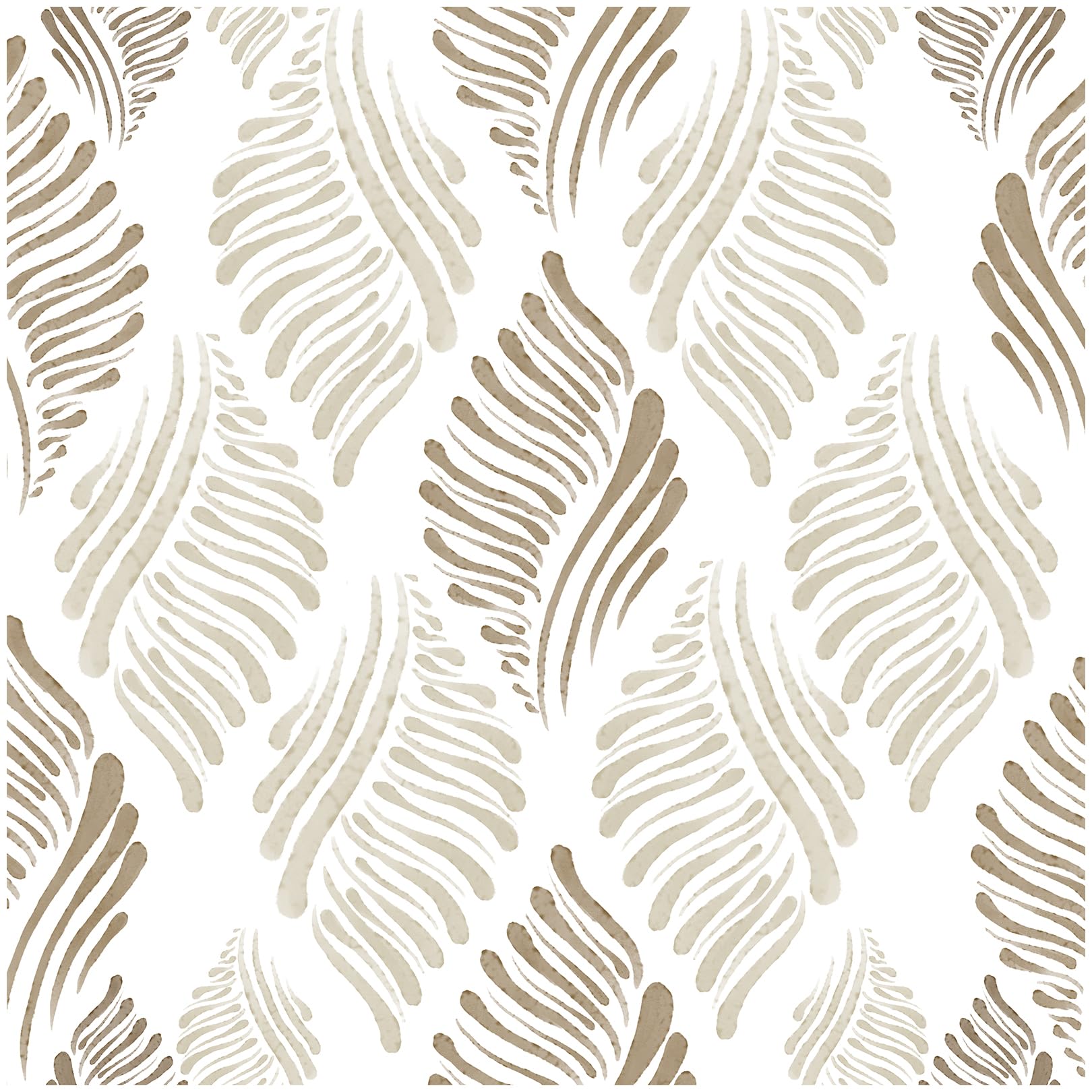 Theper Brown and Beige Wall Paper Peel and Stick Wallpaper Modern 17.3"×393" Brown White Self Adhesive Removable Wallpaper for Bedroom Geometric