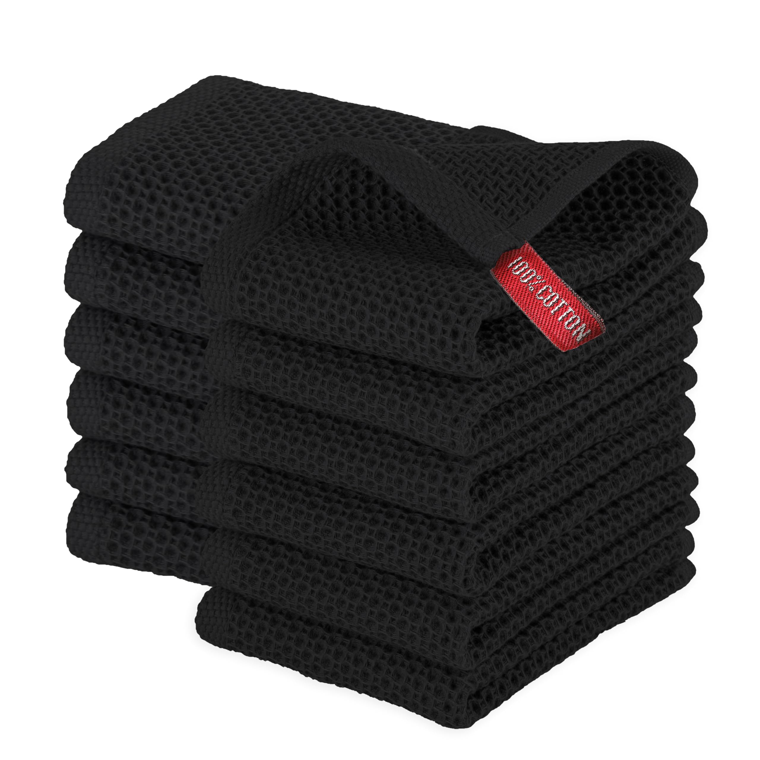 Elegant Comfort 100% turecka bawełna, 12 sztuk, wysokiej jakości ręczniki kuchenne waflowe - szybkoschnące i bardzo chłonne ręczniki kuchenne, ultramiękkie, wielofunkcyjne ręczniki do czyszczenia, 13