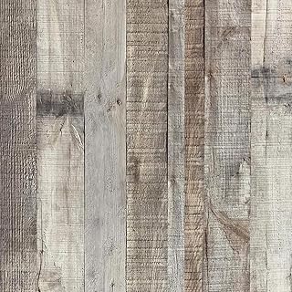 Vintage Wood Wallpaper Rustic Wood Wallpaper Stick and Peel Self Adhesive Distressed Wood Look Wallpaper Vinyl Shelf Home Wood Panel Wall Paper Covering Film 17.3"× 120"