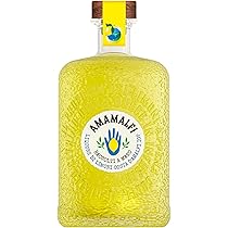 Limoncello Amamalfi IGP – 700 ml: fatto a mano con il pregiato “Limone Costa D’Amalfi IGP” di Vietri sul Mare, Amalfi – Senza glutine, pesticidi, OGM – 28% ABV