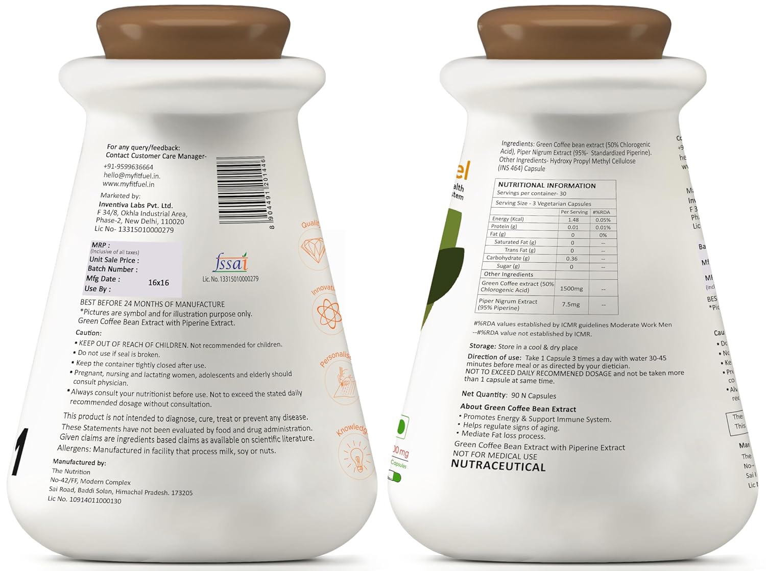 Buy Now Green Coffee Bean Extract (50% Cga) With Piperine 95%, (1500... 8 Buy Now Green Coffee Bean Extract (50% Cga) With Piperine 95%, (1500...