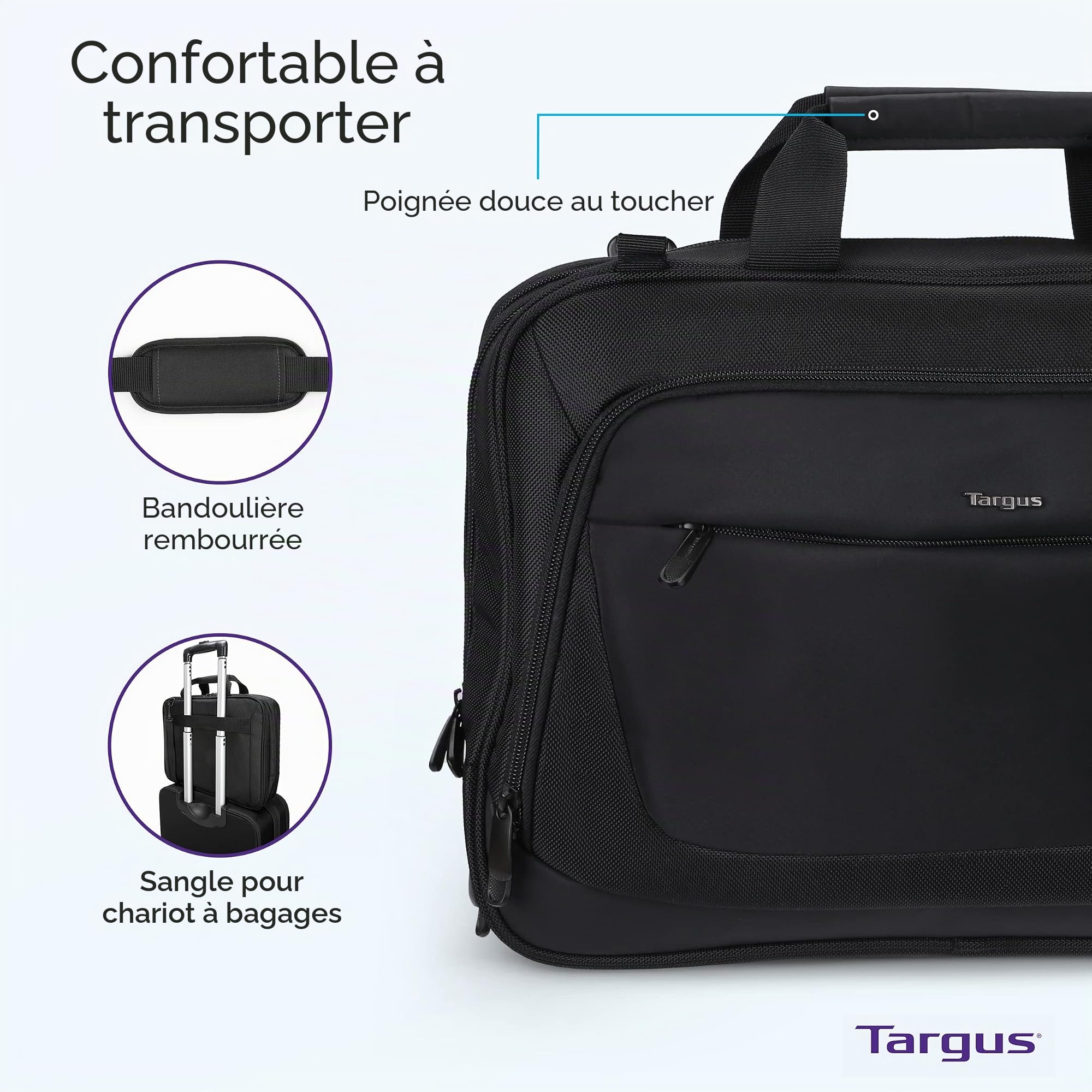 'Targus Citylite TBT5US Laptop Sleeve Bag for 16'' Laptop - Black and Grey'