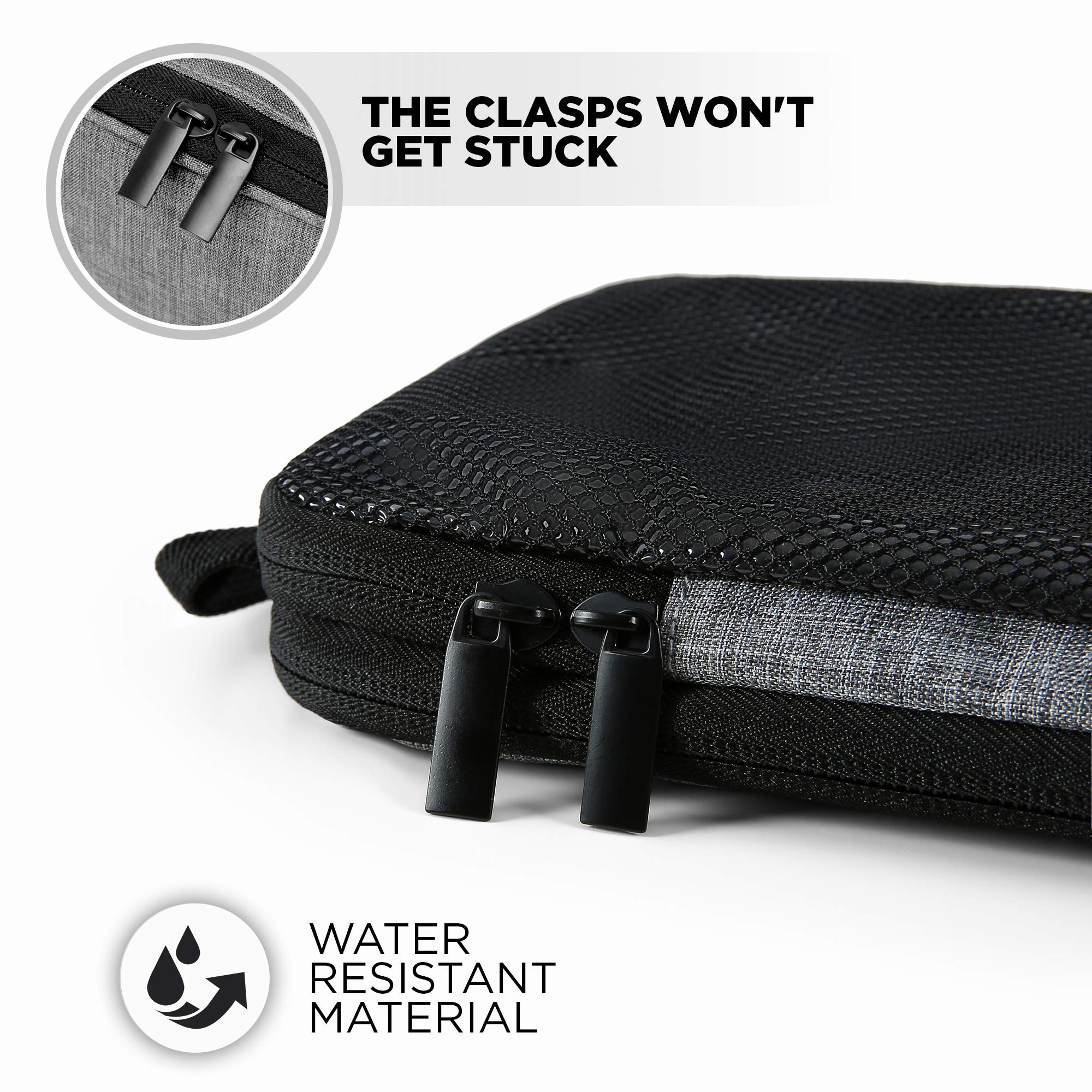 Lumesner - Set Di 8 Cubi Per Imballaggio A Compressione, Per Valigie Da Trasporto, Organizer A Compressione E Cubi Da Viaggio (8 Pezzi, Verde