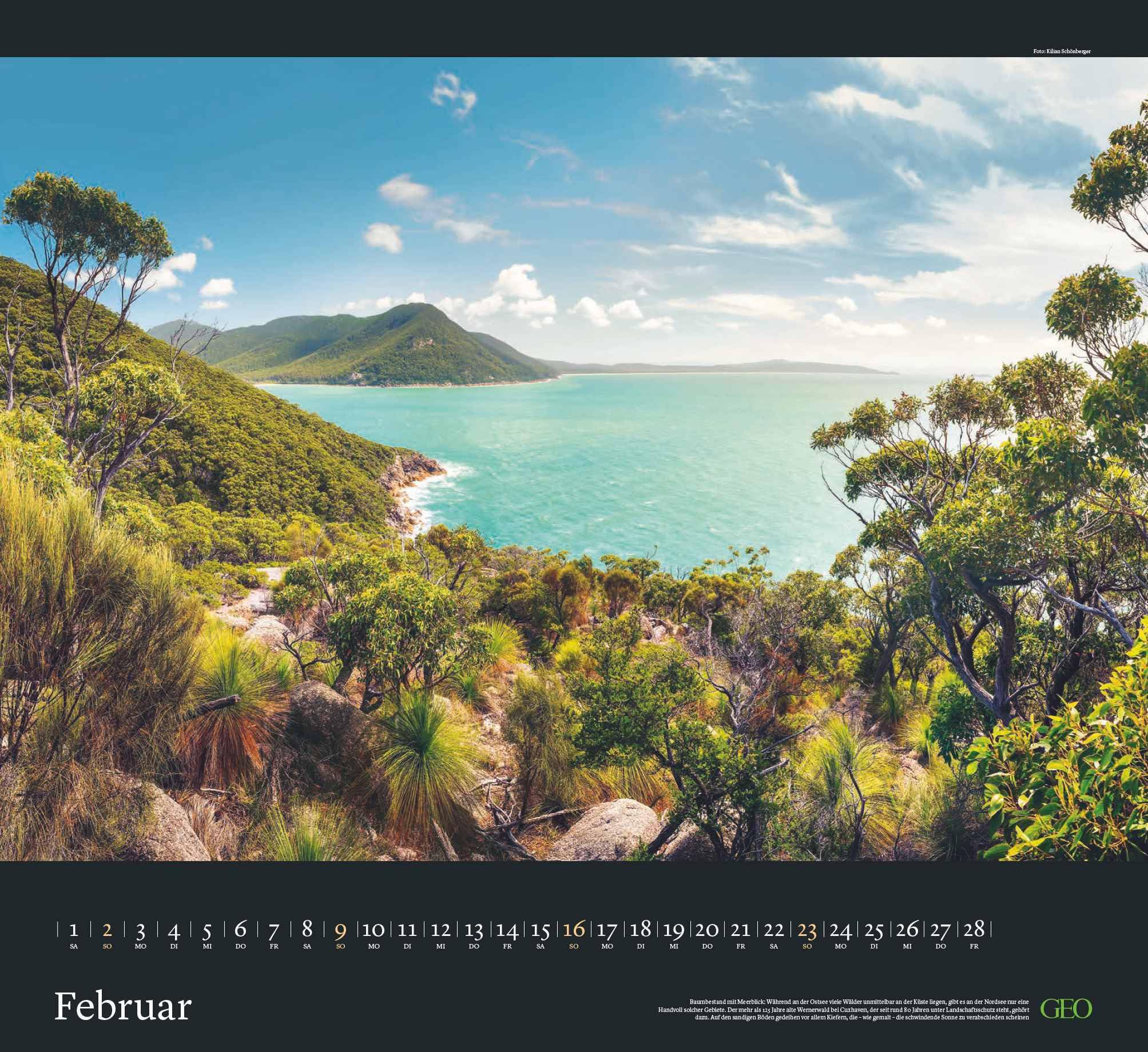GEO Klassiker: Traumpfade Wandkalender 2025 - Beeindruckender Kalender für Wander- und Naturfreunde, Quadratisches Format 60x55 cm, mit Bildern von Malerischen Wanderwegen