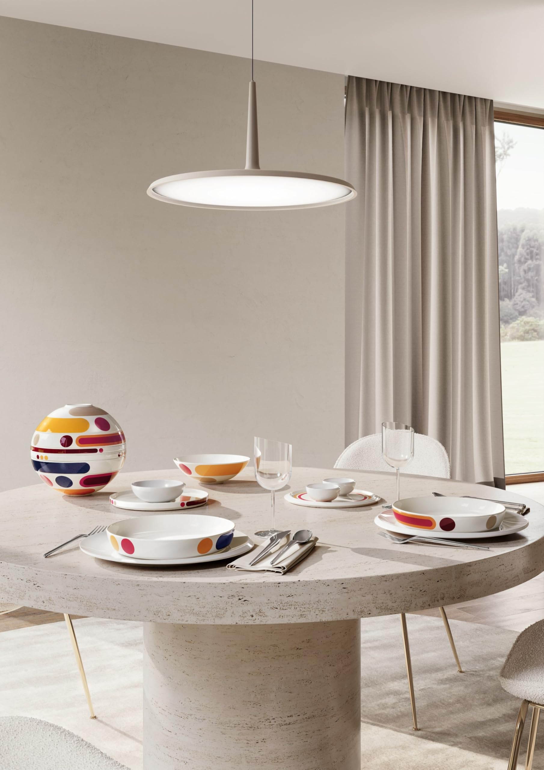 週末値下げ⭐︎LA BOULE Villeroy & Boch 7点セット Amazon.com | Villeroy & Boch Iconic Collection La Boule Memphis, 7