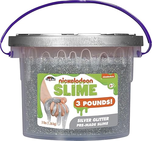 Nickelodeon - Cubo de limo (3 libras), color azul