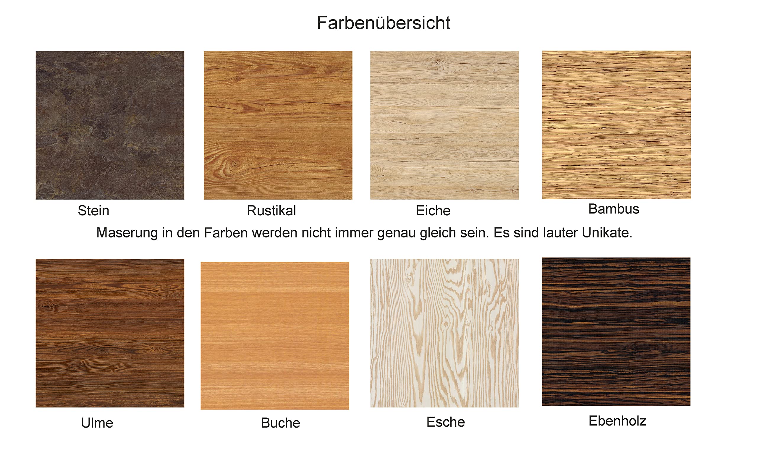 Lebensbaum Holz Ø 39/49 cm - 8 Holz-Optiken-Wandbild - edle Dekoration - Baum des Lebens - ideale Geschenkidee