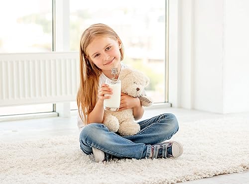 Miniatura 2 de Rite Lite Juego de 4 pajitas de pesaj únicas de Navidad moradas y marrones con taza y decoración de matzo para seder, 10.25 pulgadas