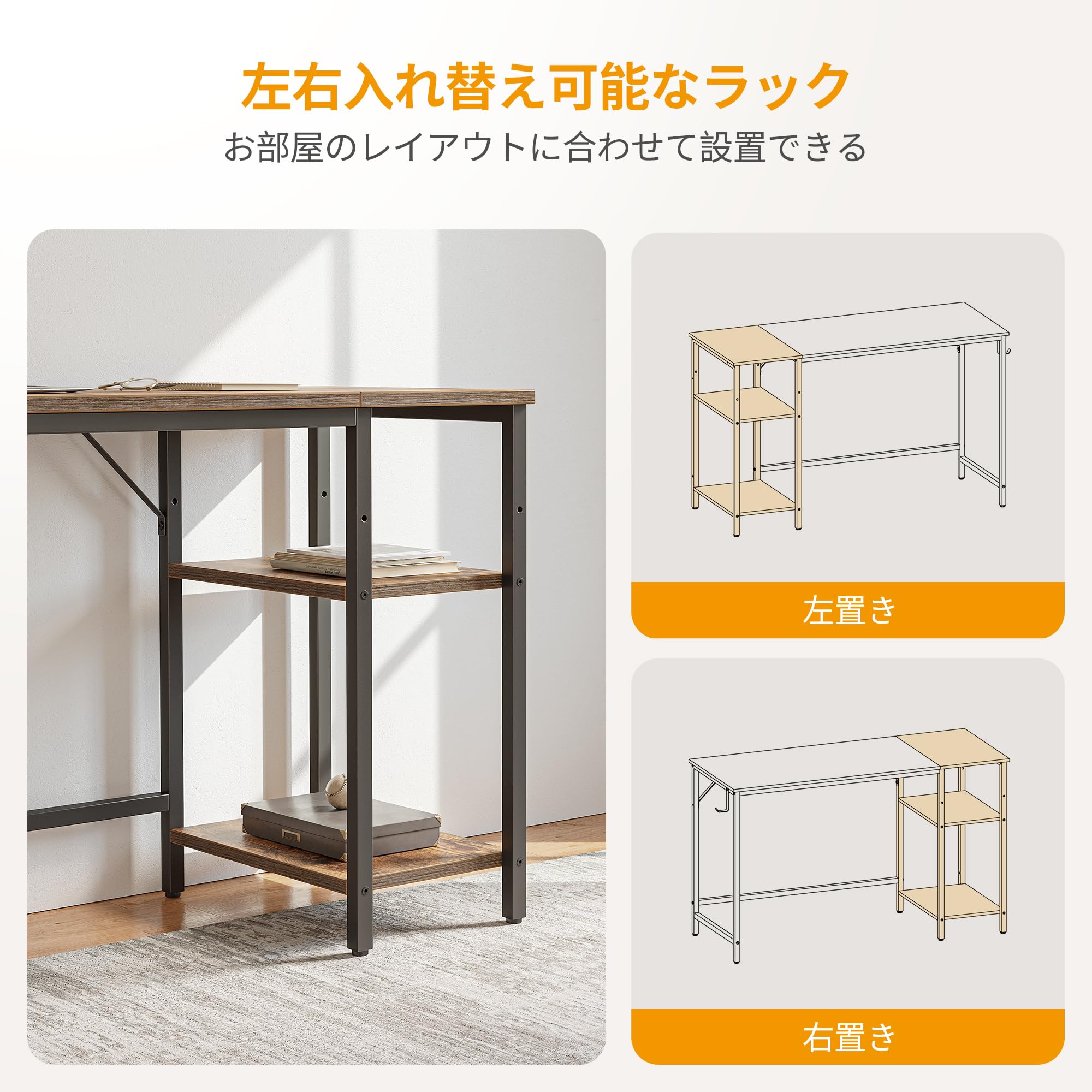 CubiCubi 机 デスク パソコンデスク pcデスク テーブル 幅100cm Amazon | CubiCubi パソコンデスク 机 勉強机 幅100cm*奥行き48cm
