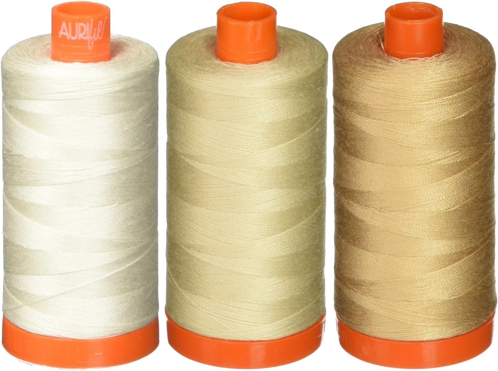 Boite de 10 bobines 200m Aurifil Mako n°50 100% Coton Egyptien - KN50EV10