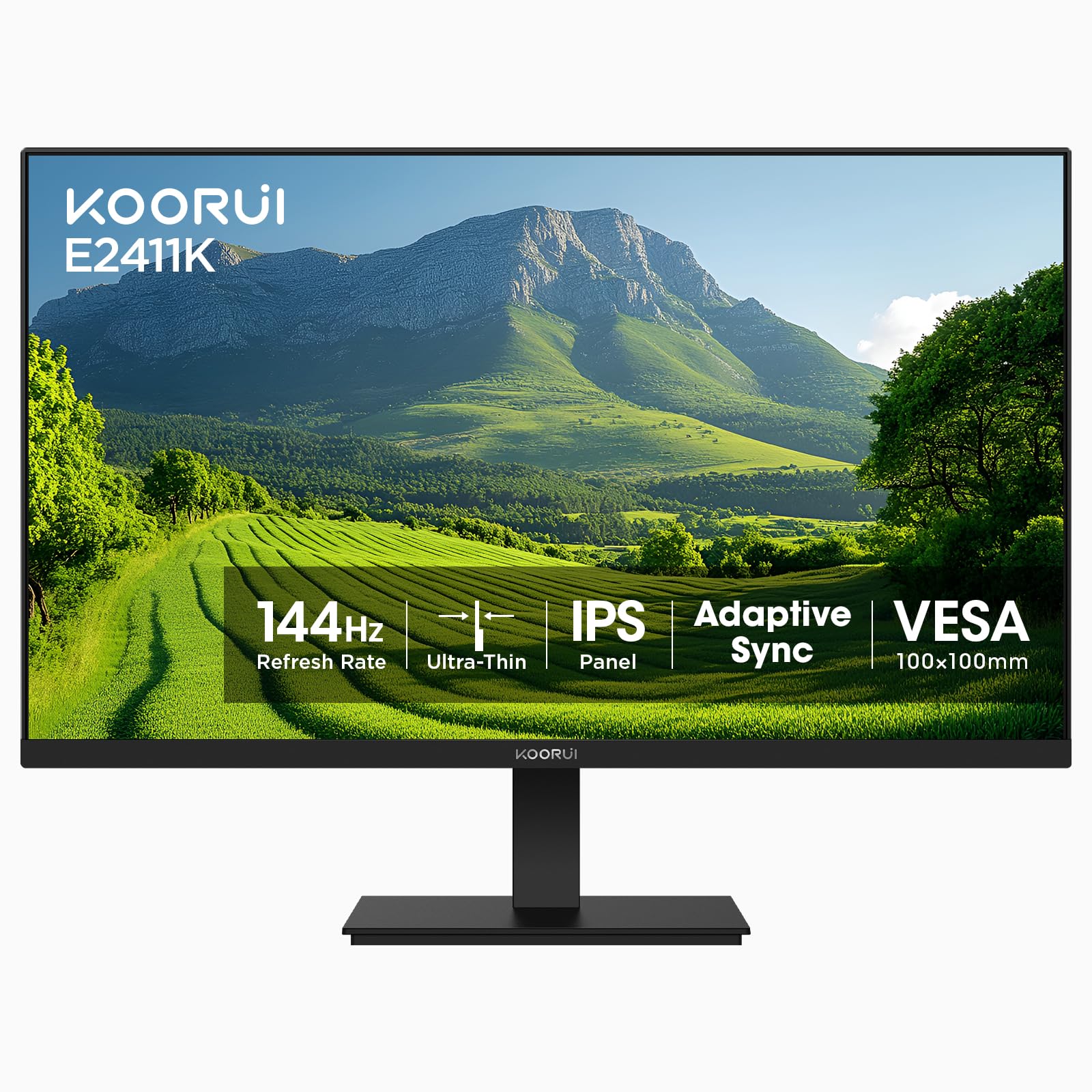 Amazon.com: KOORUI 24 Inch 144Hz IPS Computer Monitor Full HD 1920