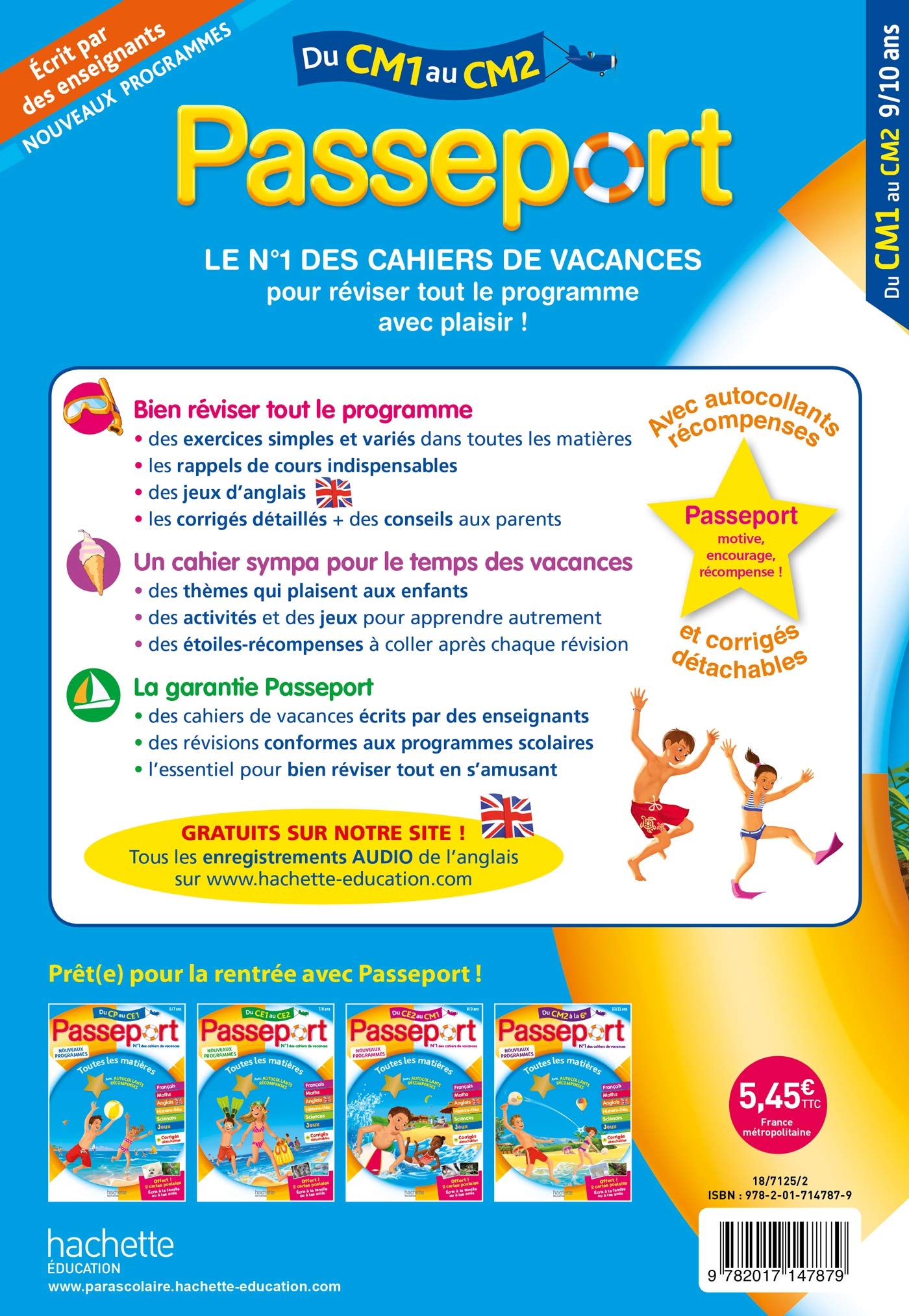 Passeport Toutes les matières du CM1 au CM2