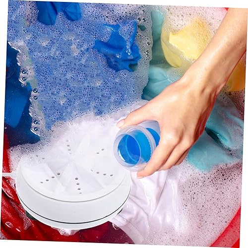 Miniatura 8 de Mobestech Mini lavadora portátil Lavadora Lavadora de Lavandería Potencia Ligera Compacta Ideal para Viajes, Escuela y Viajes de Negocios