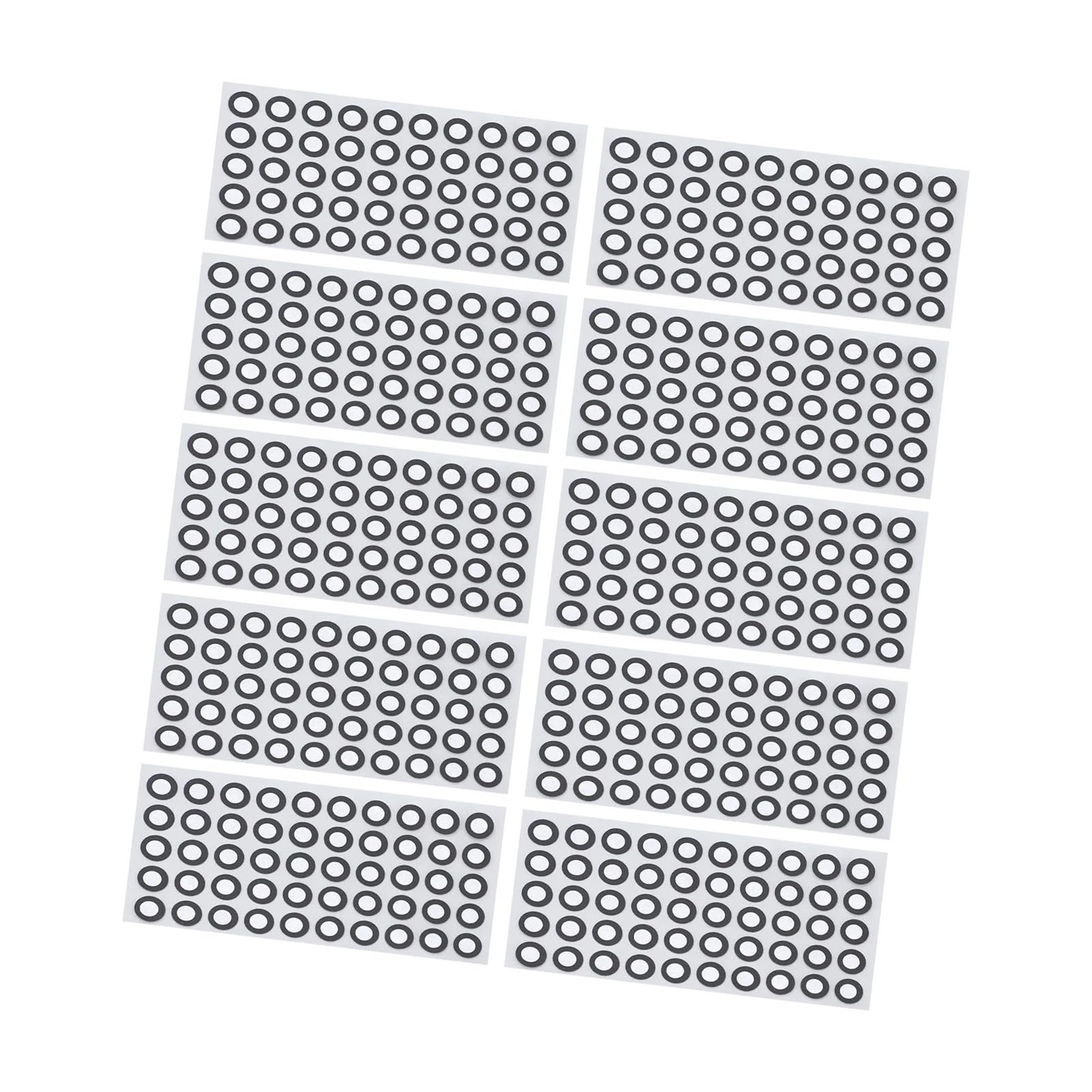 Marqueur de points de suivi for Scanner 3D, 1000 pièces, 6/10MM, haute réflexion, forte adhérence, cibles de positionnement Capturez des détails fins