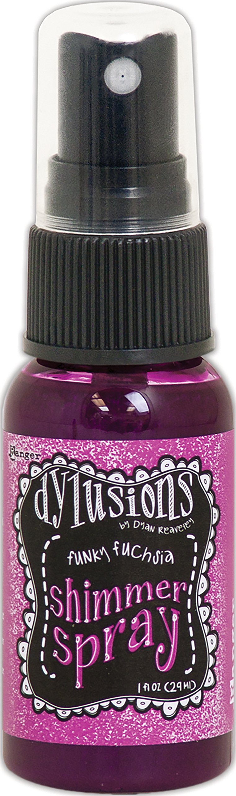Ranger Dylusions Shimmer Spray Funky Fuchsia, Synthetic Material, Pink, 9.8 x 2.9 x 2.9 cm