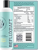 Vista 2 de Terapia para el Reflujo Ácido con Alginato Orgánico, Rápida y de Larga Duración para ERGE, RLF y Soporte de Síntomas de Digestión, Sin Azúcar, Sin