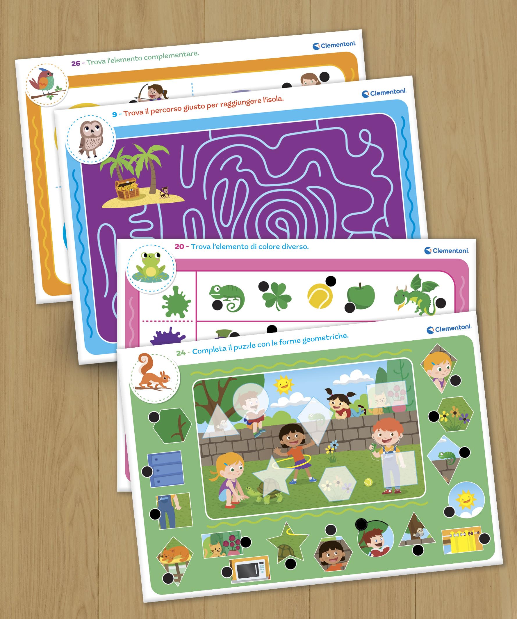 Clementoni Sapientino – La Penna Parlante 1000 Quiz, Gioco Educativo con Penna Interattiva per Bambini 3-6 Anni, Schede per Imparare Lettere, Numeri e Parole, Made in Italy, Lingua Italiana, 16495