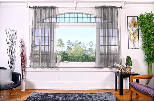 Miniatura 4 de All American Collection - cortinas Doli transparentes, 2 unidades