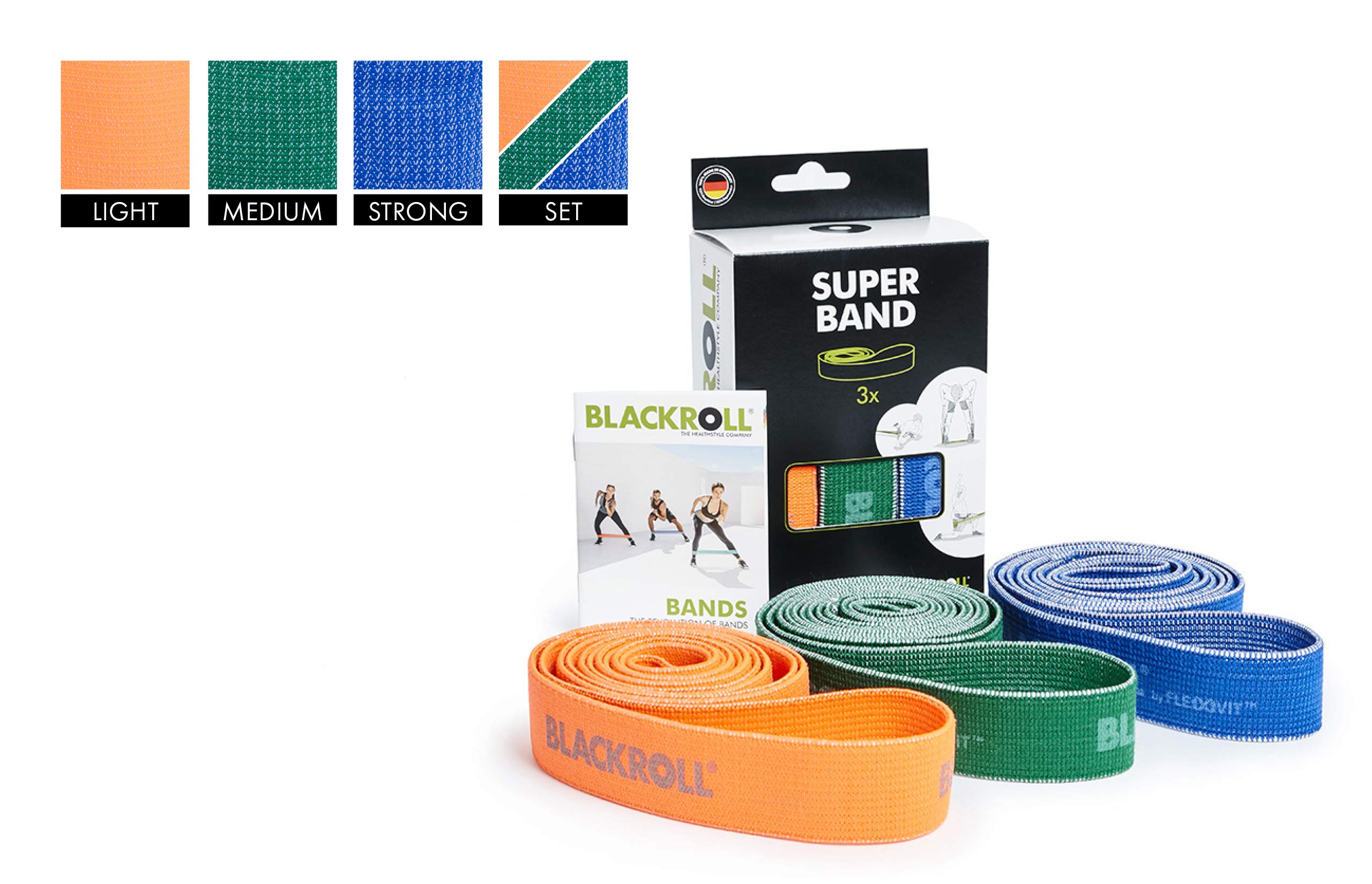 Super Band Set, Long Bands for Working Out, Resistance Bands for Legs and Glutes, Workout Bands for Stretching and Exercise, Booty Bands for Home Gym Equipment