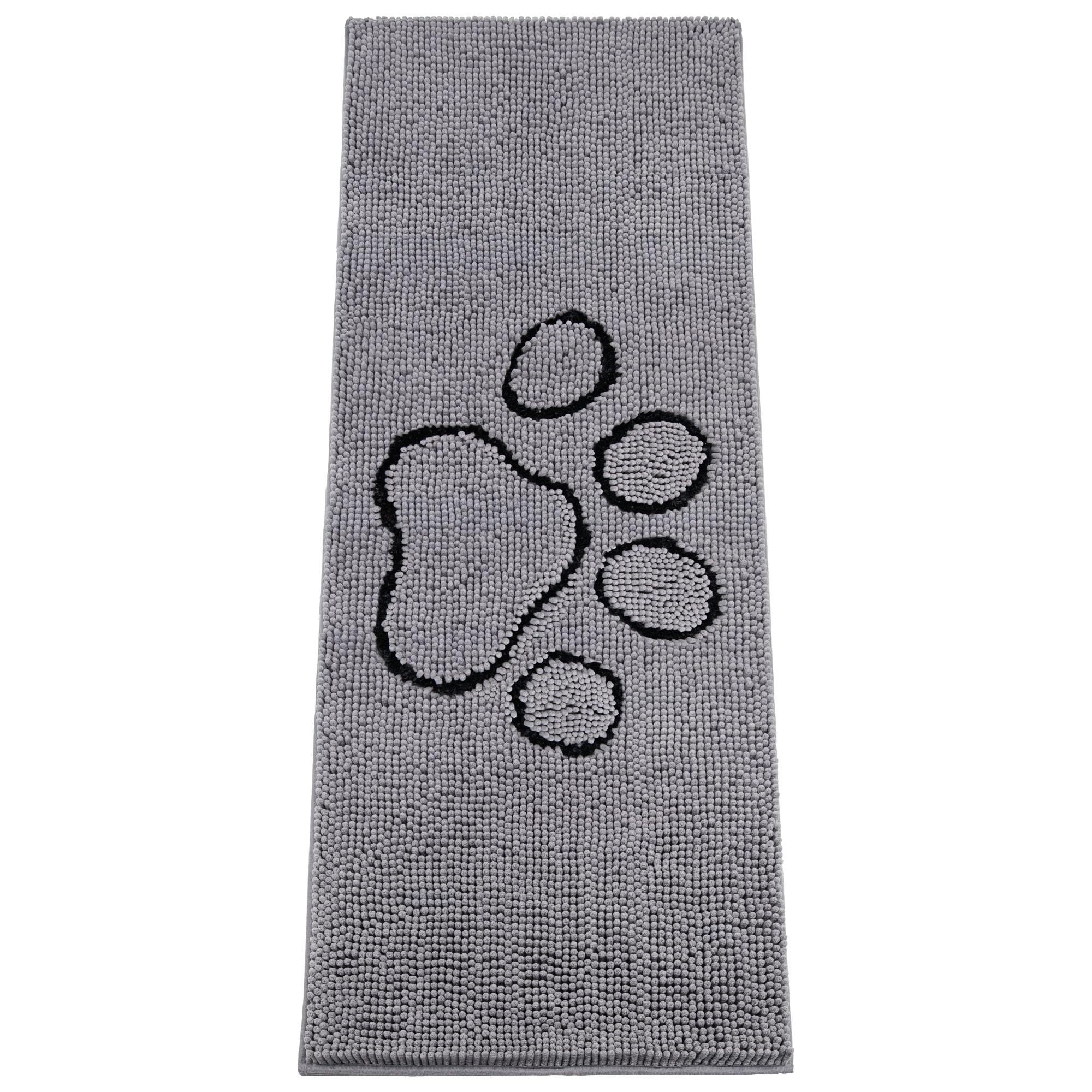 Absorbent Dog Door Mat for Muddy Paws, 5' x 2' Non Slip Chenille Mat