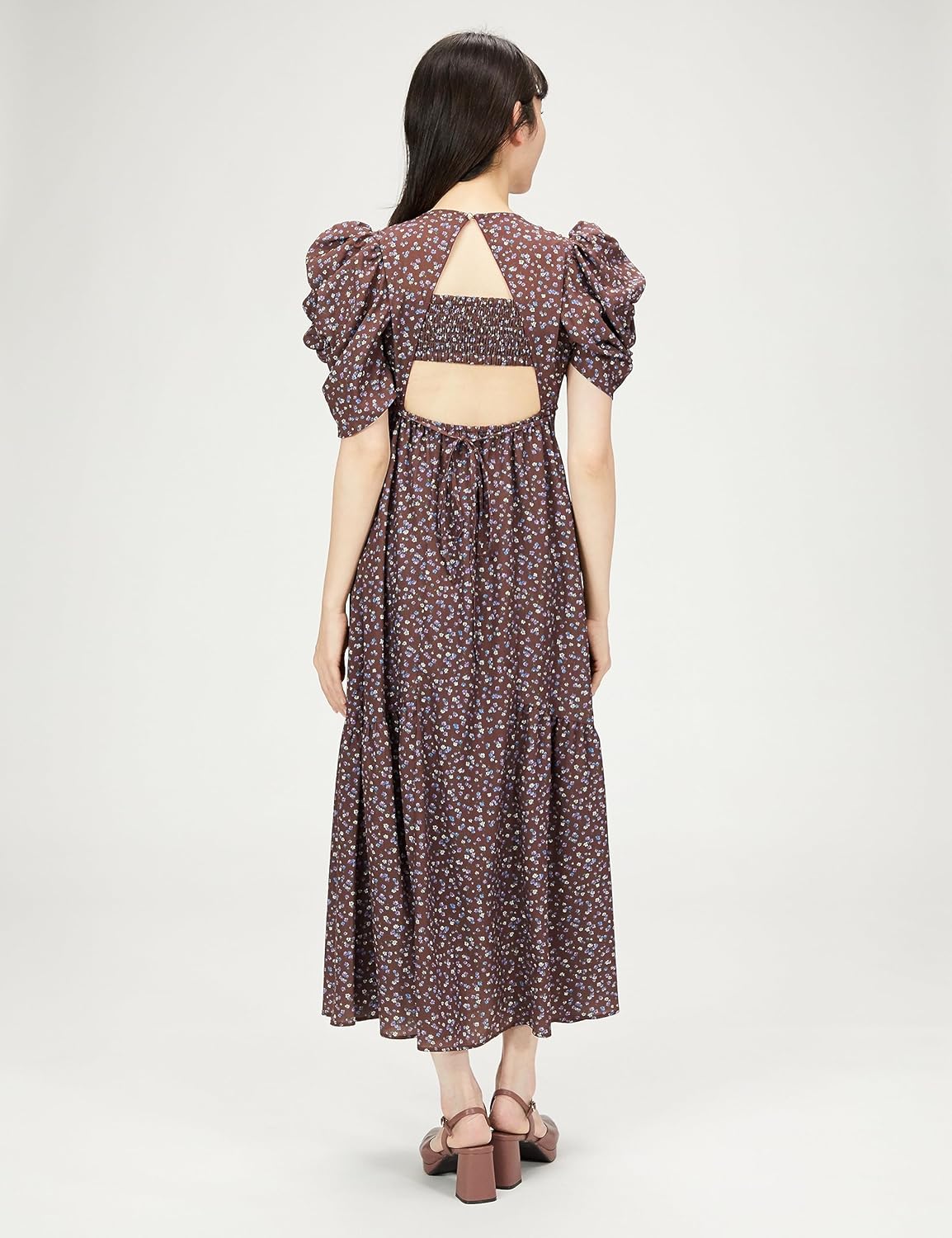 Amazon.co.jp: [リリーブラウン] ヴィンテージフラワーパターン  