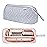 Leudes Hair Tools Travel Bag for Shark Flexstyle Carrying Case Portable Shark Hair Air Wrap Dryer Case Waterproof Dustproof Flat Curling Iron Travel Organizer (Light Gray)
