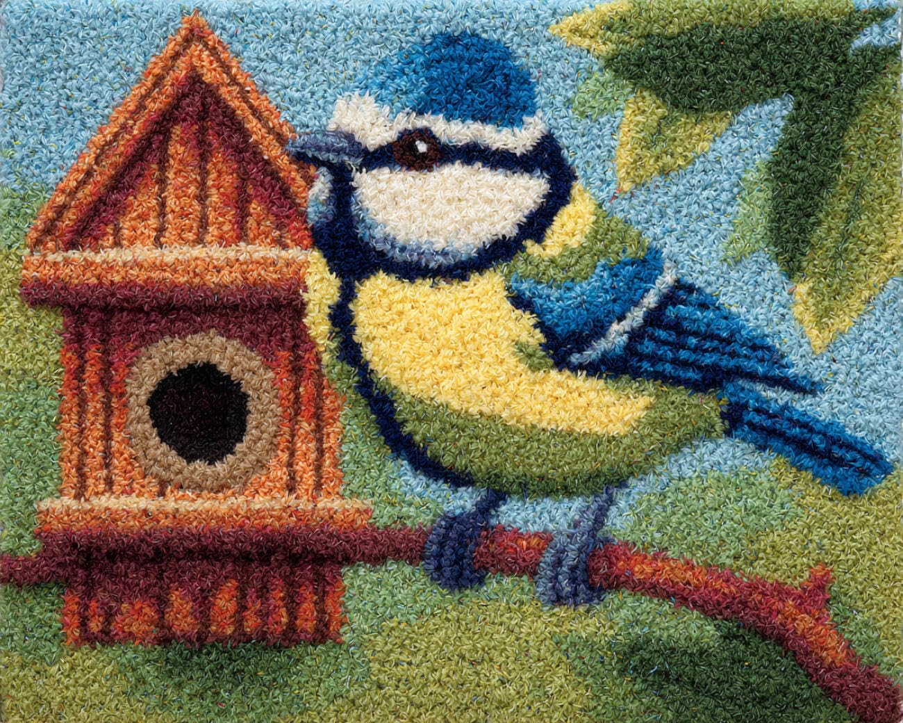 AMBATTERY Latch Hook Tapestry Kit Cartoon Bird 85x115cm