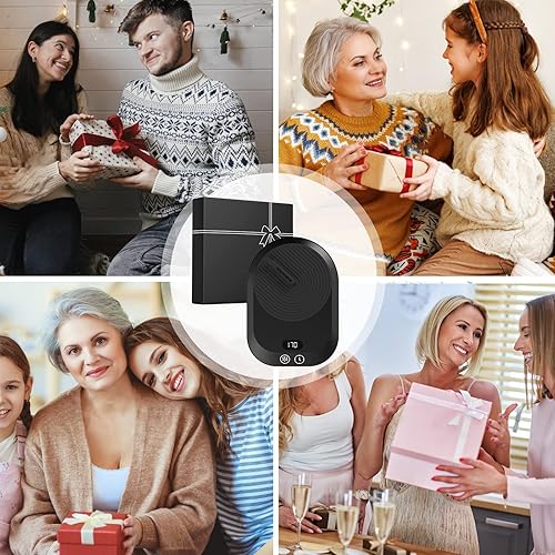 Miniatura 7 de Calentador de taza de café para escritorio calentador eléctrico de taza de café con 3 ajustes de temperatura calentador de café inteligente para